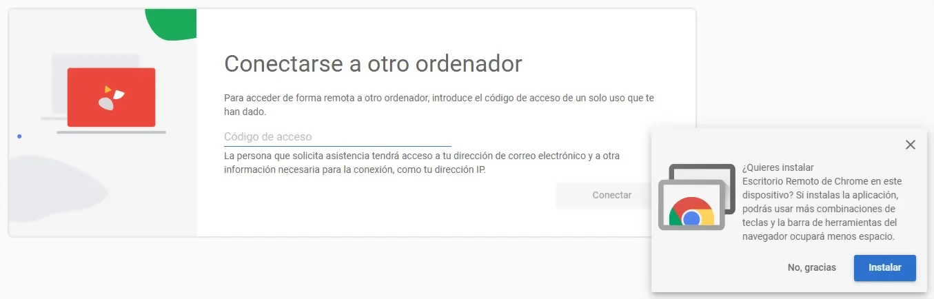 CHROME REMOTE DESKTOP ACCEDER A MI ORDENADOR