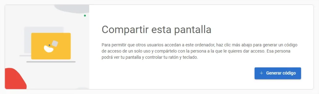 CHROME REMOTE DESKTOP COMPARTIR MI PANTALLA